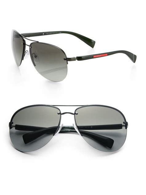 Prada Aviator Sunglasses for Men 